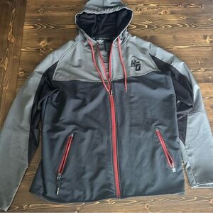 Harley-Davidson Two-Tone Performance Jacket with Red Accents
